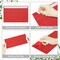 50-Pack #10 Christmas Red Business Envelopes – Self-Seal, 4.125 x 9.5in for Office & Mailing